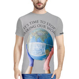 Unisex All Over Print Imitation Cotton T-shirt
